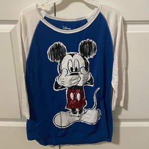 Women’s Mickey Mouse Raglan Shirt